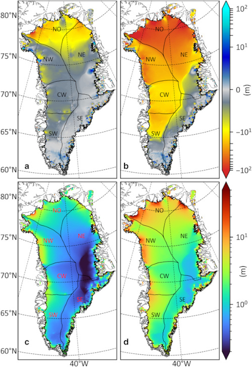 The influence of inter-annual temperature variability on the Greenland Ice Sheet volume